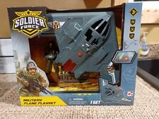 Soldier Force Military Plane W/Sound & Extras BRAND NEW picture
