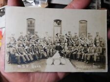 VINT REAL PHOTO POSTCARD RPPC, MONTANA STATE PRISON BAND INCL BLACK AMERICANS picture
