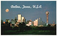 Postcard TX Dallas Texas Downtown Skyline Chrome Unposted Vintage PC K563 picture