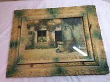 Antique Victorian Wall Hanging Picture Frame Magazine-Newspaper Rack Holder vtg picture