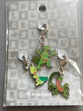 Pokemon Center Treecko Grovyle Sceptile Metal Key Chain Charm Clip New Sealed picture