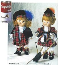  PATRICIA LOVELESS ANTIQUE REPRODUCTION GOOGLY CAMPBELL SOUP KID'S SCOTTISH DOLL picture