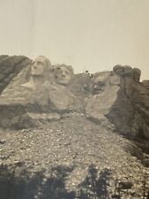 Vtg 1937 Incomplete Carving Of Mount Rushmore Carving Abraham Lincoln Started picture