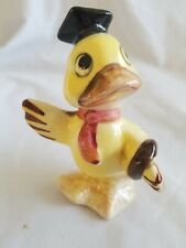 Vintage Japan Anthropomorphic Duck Single Salt Shaker Graduation  picture
