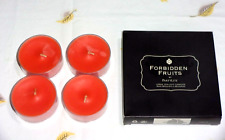 PartyLite Box (4) Tangerine Tease Large Tealight Candles Forbidden Fruits V05155 picture