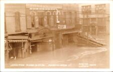 RPPC Johnstown PA Main St 1936 Flood Peerless Hornick Langer photo postcard IQ11 picture