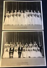 Two 8x10 1963 Photos Long Beach O.E.S. Installation, Order of the Eastern Star picture