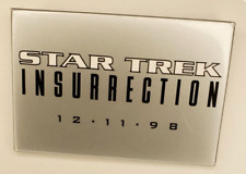 Vintage Star Trek Insurrection Paramount Promotional Pin Back Button 1998 2 x 3 picture