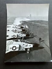 ORIGINAL MCDONNELL DOUGLAS F-4 PHANTOM CARRIER LANDING PHOTO MINT picture