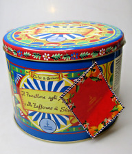 Dolce & Gabbana Panettone EMPTY Tin Jar Promotional Edition Italy Certificate picture
