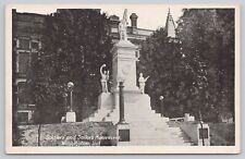 Postcard Washington Indiana Soldiers&Sailors Monument Daviess County Courthouse picture