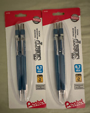 Pentel Sharp P207 0.7mm Blue, 2 Packs of 2 Pencils, 4 total  picture