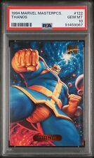 1994 Marvel Masterpieces #122 Thanos PSA 10 Gem Mint LOW POP picture