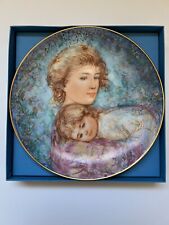 Knowles 1984 Abby and Lisa The Mother's Day Plate by Edna Hibel Mothers Day Gift picture
