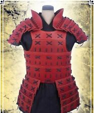 Details about  Samurai Armor with Pauldrons - Leather Armor for LARP and Cosplay picture