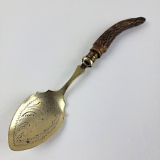 Vintage Faux Horn Gandle Spoon 7