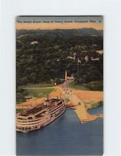Postcard The Island Queen lands at Coney Island, Cincinnati, Ohio picture