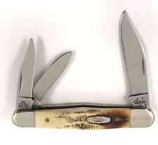 2006 Case XX Whittler Knife BONE STAG 6.5383 WH SS 9979-PP picture