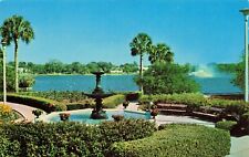 Postcard Orlando, Florida The City Beautiful, Flowers, Fountains, Lake Eola FL picture