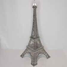 Metal Paris France Souvenir Eiffel Tower Chrome Miniature Statue 15