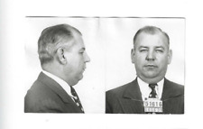 1939 Cleveland Ohio Mugshot Fat White Man in Suit BIG Ears Light Eyes Balding picture