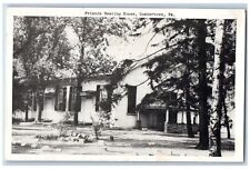 Quakertown Pennsylvania PA Postcard Friends Meeting House Exterior c1940s Trees picture