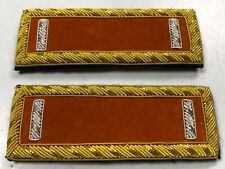INDIAN WARS US ARMY M1887 CAVALRY 1ST LIEUTENANT TUNIC SHOULDER BOARDS W/CILPS picture