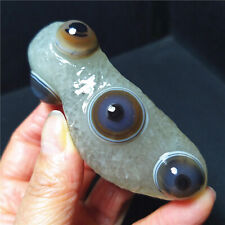 Rare 95.5G Natural Beautiful Gobi agate eyes Agate /Stone Healing A3881 picture