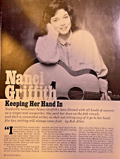 1987 Country Singer Nanci Griffith picture