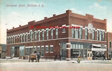 SD, Madison, South Dakota, Hundemer Block, Post Office, Bloom Bros No 1186 picture