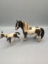 Nice Lot of 2 Schleich Germany Vinyl Horse Toy Figures 3 to 4