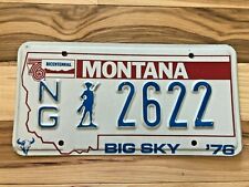 1976 Montana National Guard License Plate picture