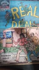 Real Deal Magazine Issue 1 Signed 1989 RD Bone H.P. McElwee Lawrence Hubbard Raw picture