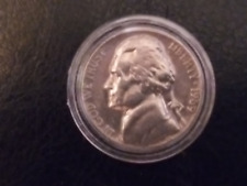 Vintage 1969 Mint mark S RARE Thomas Jefferson Nickel in Holder. EX+/NM picture