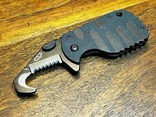 Boker Plus CLB Rescom Mini AUS8 Folding Pocket Knife G10 Seatbelt Cutter Combo picture