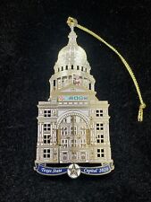 2020 Texas State Capitol Ornament 25th Anniversary Capitol Gift Shop Made USA F2 picture