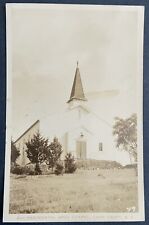 Vintage 2nd Regimental Area Chapel Camp Croft SC 1940s WWII RPPC Postcard picture