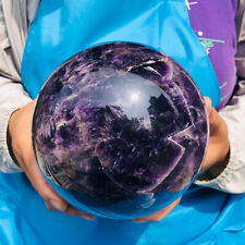 8.82LB Natural dream amethyst sphere quartz polished ball crystal healing decor picture