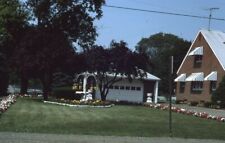 Middle America Americana Detached Garage Midwest? Original 1975 Photo Slide picture