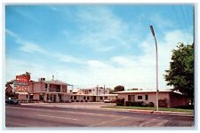 c1940s Valley Motel Exterior Roadside Las Vegas Nevada NV Unposted Cars Postcard picture