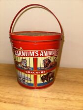 Vintage 1991 Nabisco Barnum’s Animal Crackers Circus Tin with Lid And Handle picture