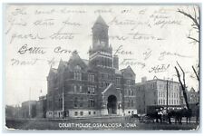 c1905 Court House Exterior Building Oskaloosa Iowa IA Vintage Antique Postcard picture