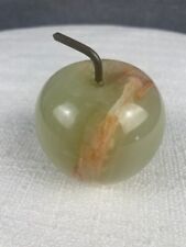 Apple paperweight light Green 3 inches Tall picture