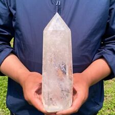 3.41LB TOP natural clear quartz obelisk crystal wand point XA6370 picture