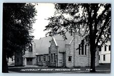 Holstein Iowa IA Postcard RPPC Photo Methodist Church c1940's Unposted Vintage picture
