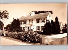 c1940 Old Two Story Home Elegant Beautiful Architecture RPPC Real Photo Postcard picture