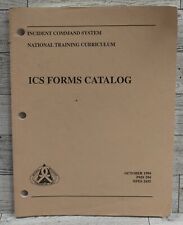 Incident Command System ICS Forms Catalog - October 1994 - PMS 204 - NFES 2435 picture