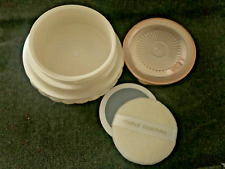 Vintage Merle Norman 4 Oz Face Powder Container & Puff Only Empty jar shell picture