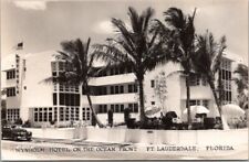 c1940s FORT LAUDERDALE, Florida Real Photo RPPC Postcard WYNHOLM HOTEL Unused picture