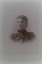 Antique 1800s Photograph Standard Cabinet Card 3 Female Photographer picture